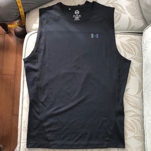 NWT Black Under Armour Men’s Tank Top Size XL